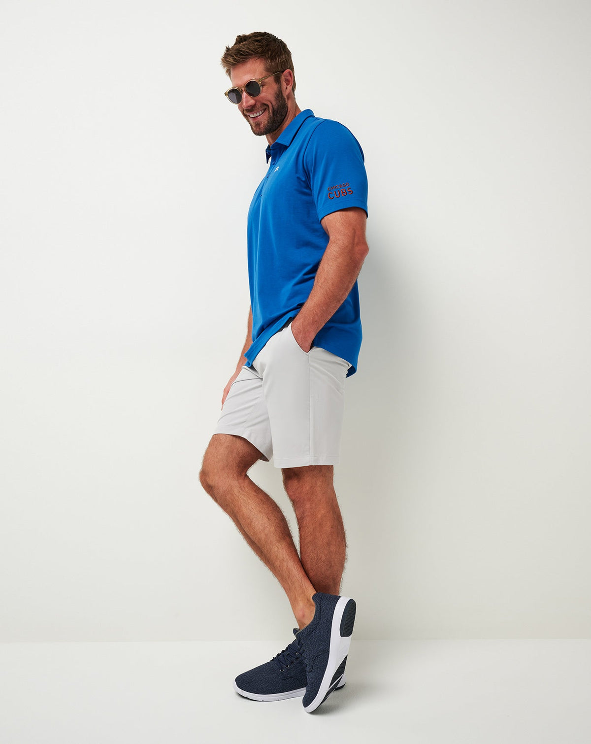 TravisMathew | Chicago Cubs Club Rules Polo - Classic Blue
