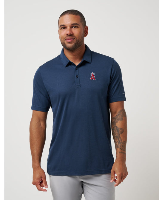 TravisMathew | Los Angeles Angels Playoff Pitch Polo - Navy