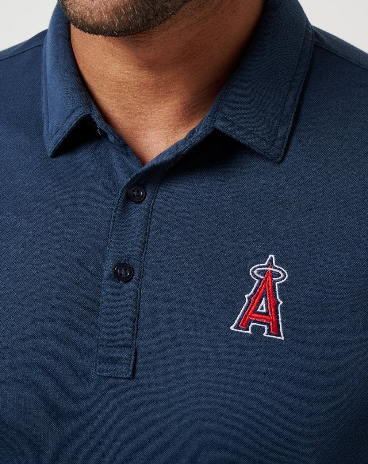 TravisMathew | Los Angeles Angels Playoff Pitch Polo - Navy