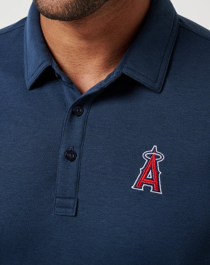TravisMathew | Los Angeles Angels Playoff Pitch Polo - Navy