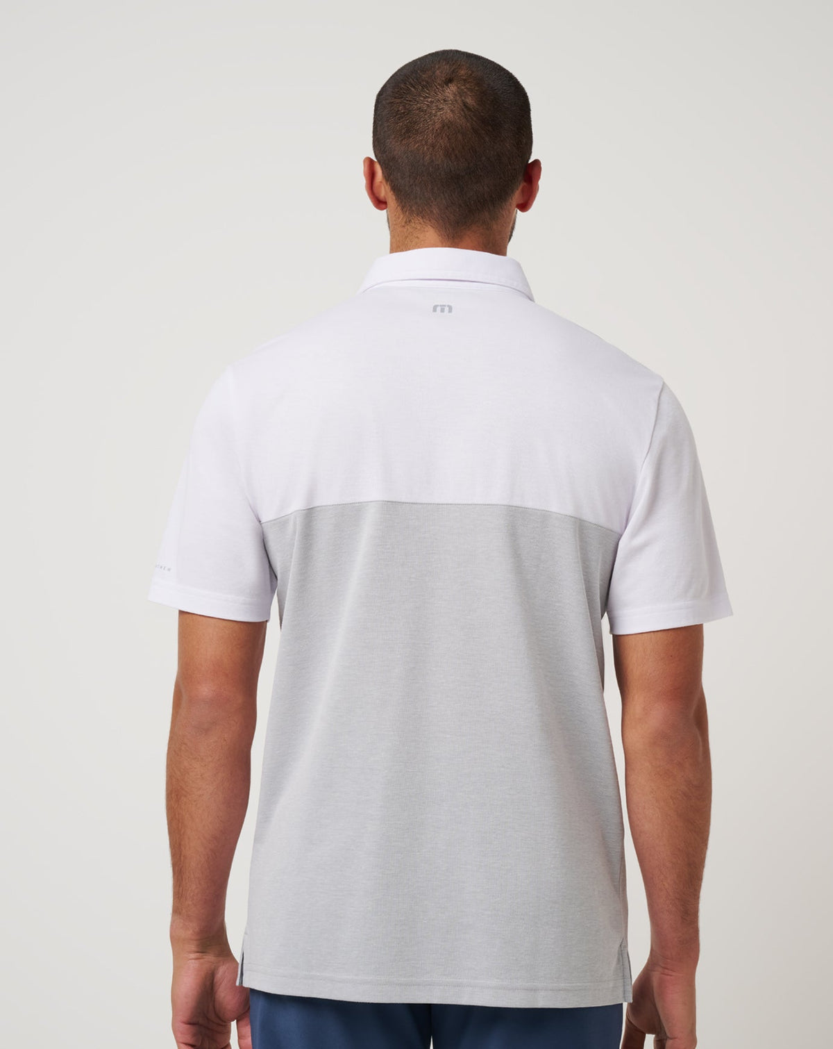 TravisMathew | Chicago Cubs Home Run Leader Polo - White/Heather Grey