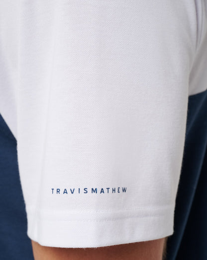 TravisMathew | Boston Red Sox Home Run Leader Polo - White/Navy