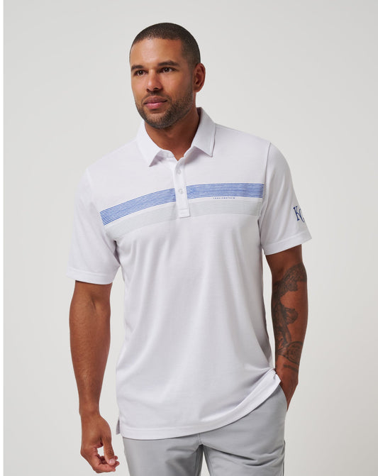 TravisMathew | Kansas City Royals Top Recruit Polo - White