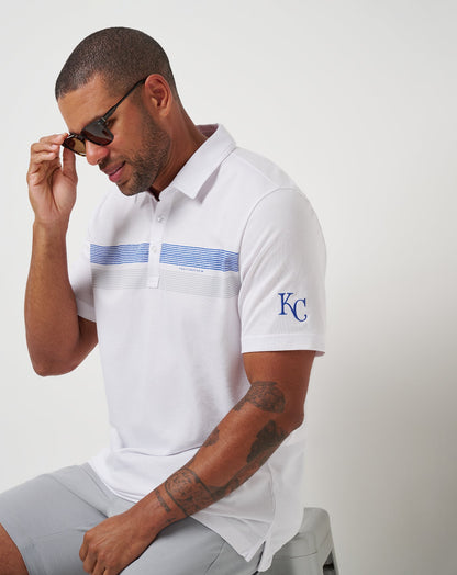 TravisMathew | Kansas City Royals Top Recruit Polo - White