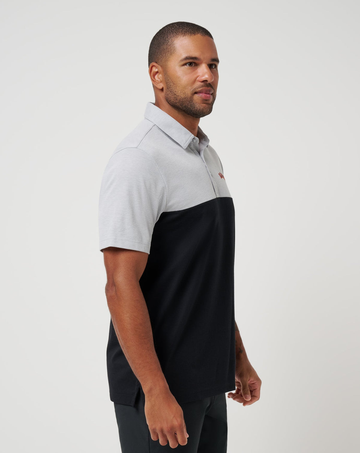 TravisMathew | San Francisco Giants Home Run Leader Polo - Heather Grey/Black