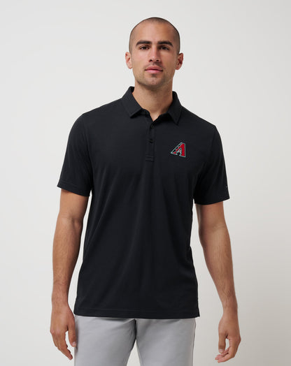 TravisMathew | Arizona Diamondbacks Playoff Pitch Polo - Black