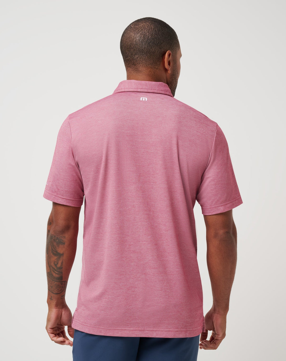 TravisMathew | Los Angeles Angels Playoff Pitch Polo - Heather Red