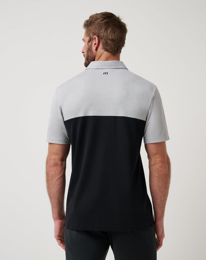 TravisMathew | Baltimore Orioles Home Run Leader Polo - Heather Grey/Black