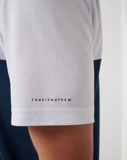 TravisMathew | New York Yankees Home Run Leader Polo - White/Navy