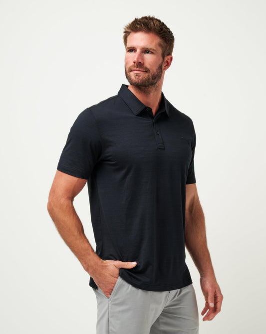 TravisMathew | USC The Heater Polo - Black