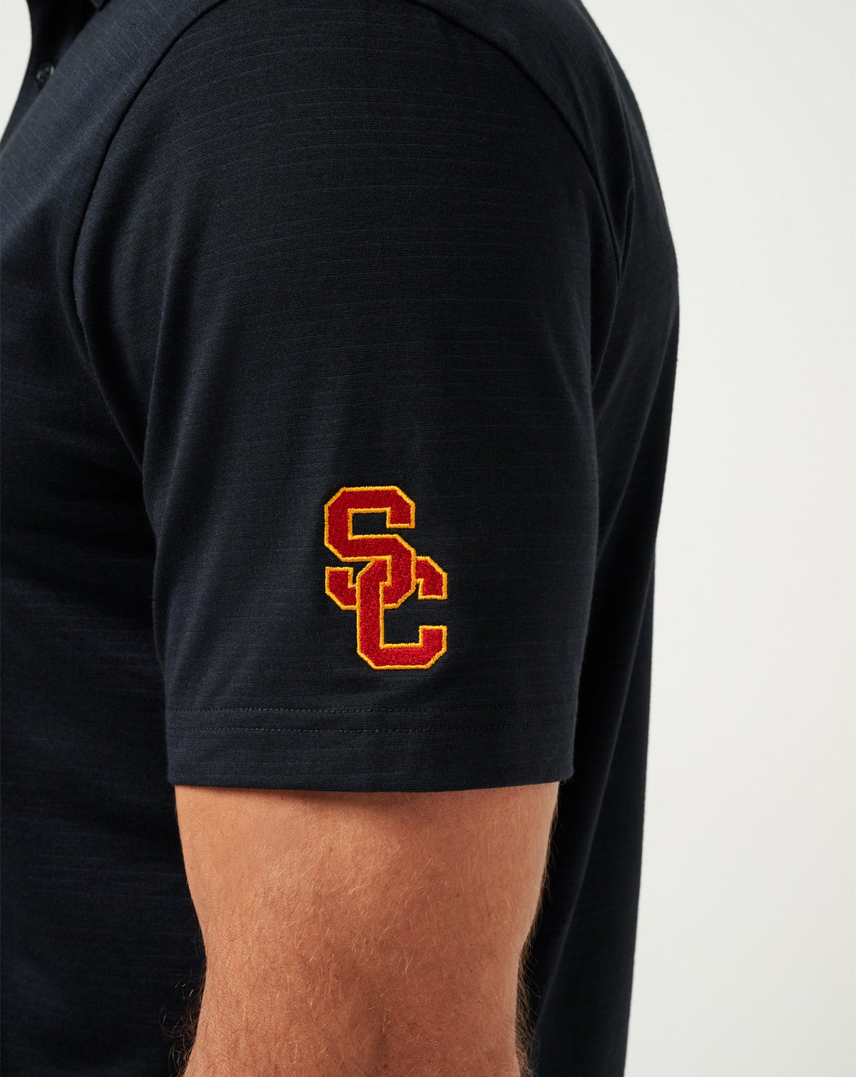 TravisMathew | USC The Heater Polo - Black
