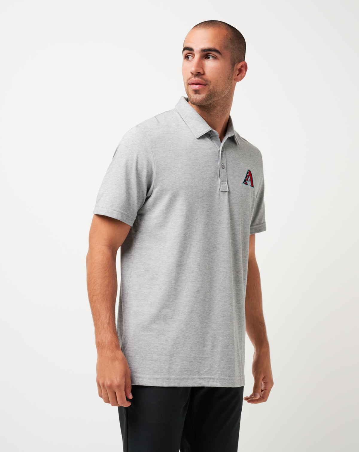 TravisMathew | Arizona Diamondbacks The Zinna Polo - Heather Grey