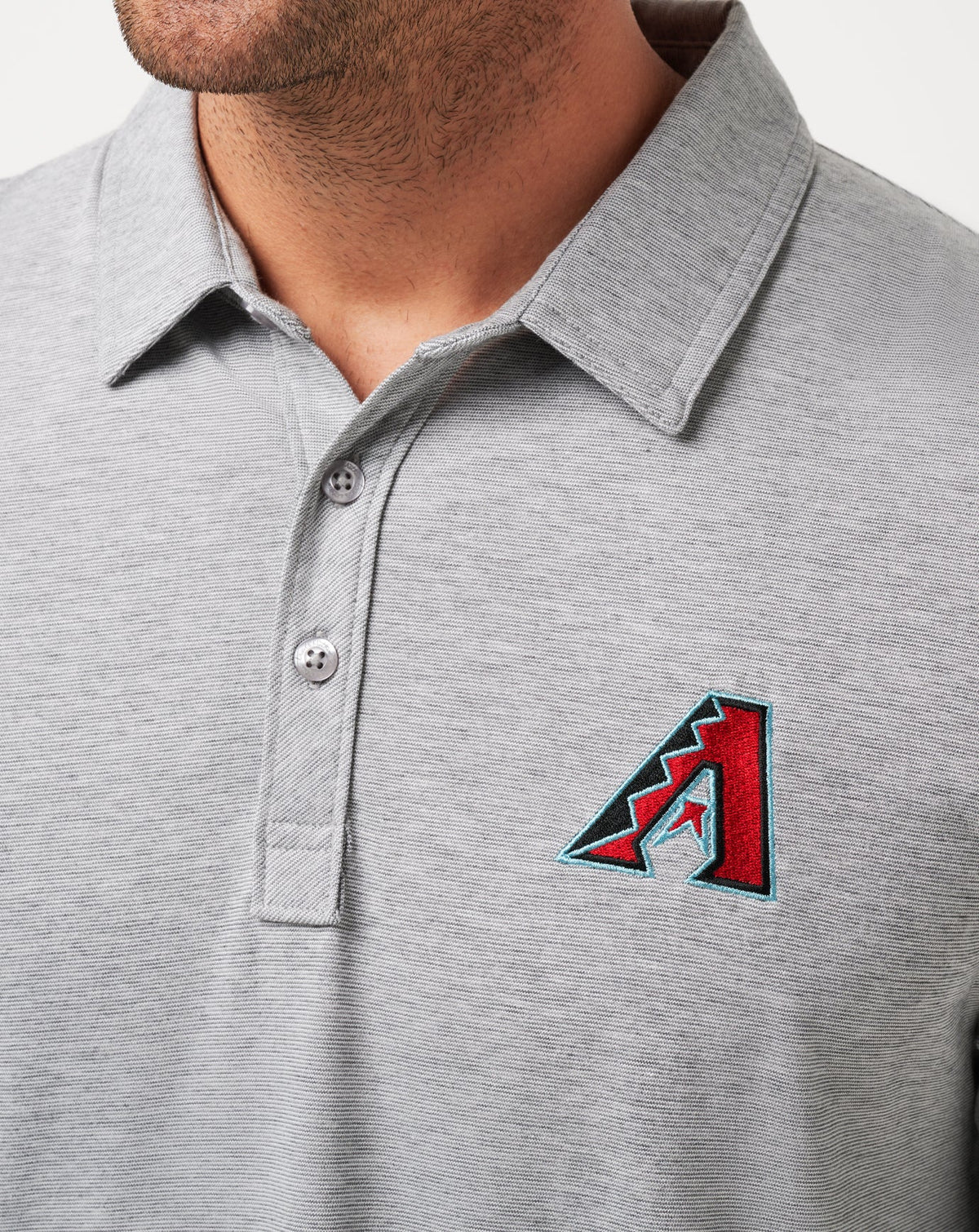TravisMathew | Arizona Diamondbacks The Zinna Polo - Heather Grey