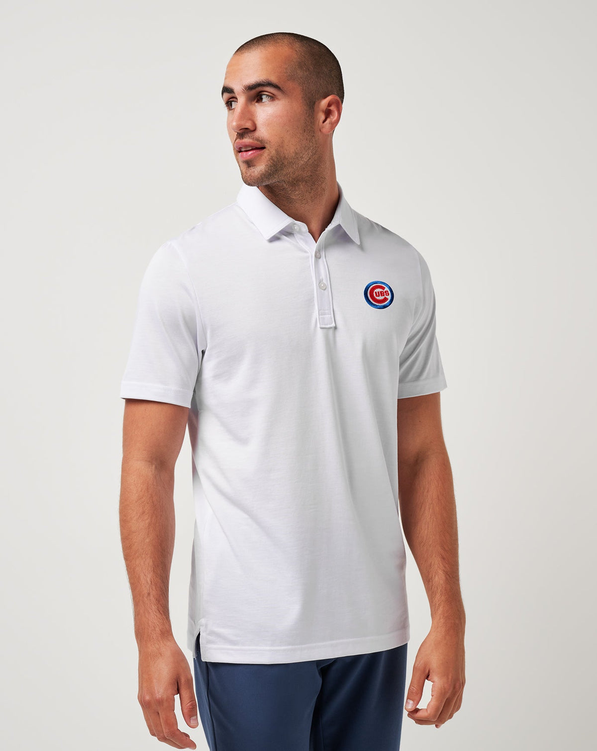 TravisMathew | Chicago Cubs The Zinna Polo - White