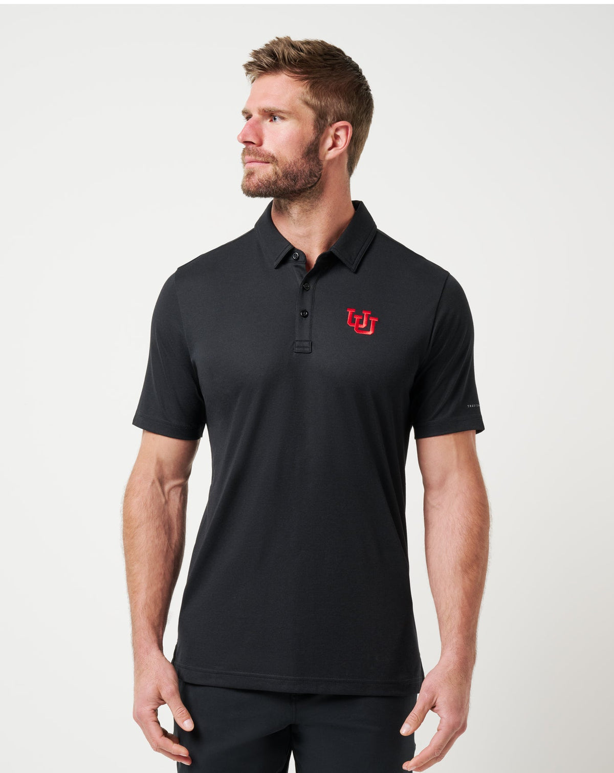 TravisMathew | Utah School Pride Polo - Black