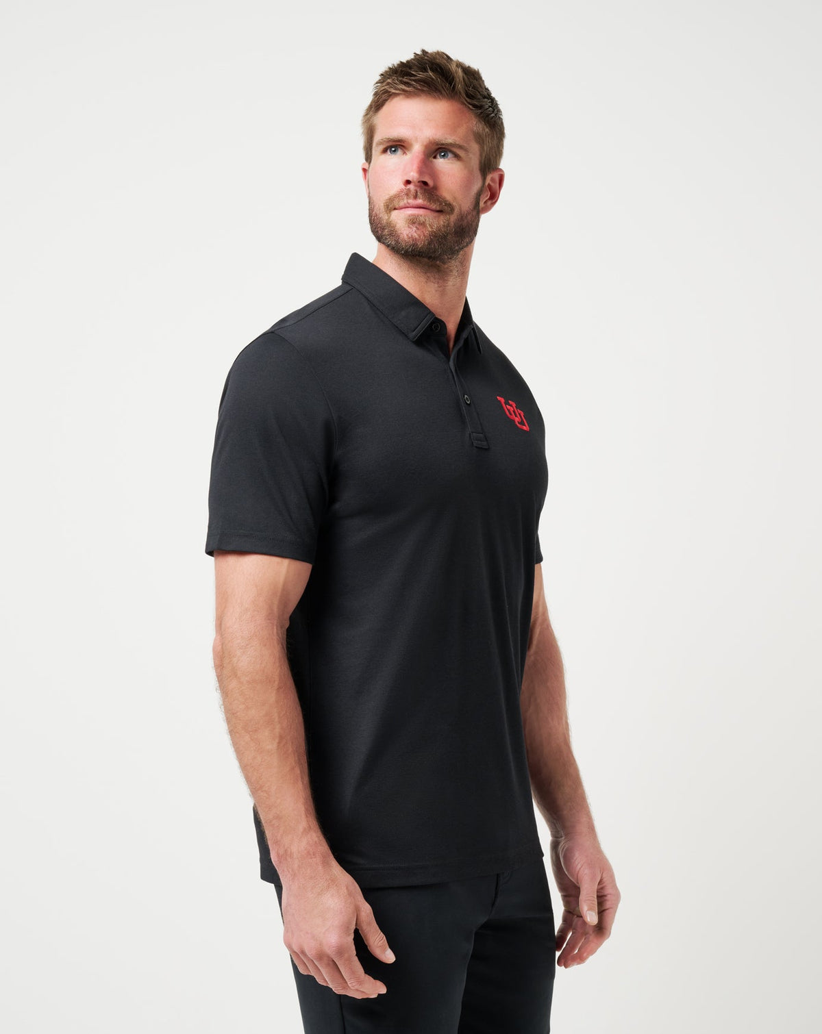 TravisMathew | Utah School Pride Polo - Black