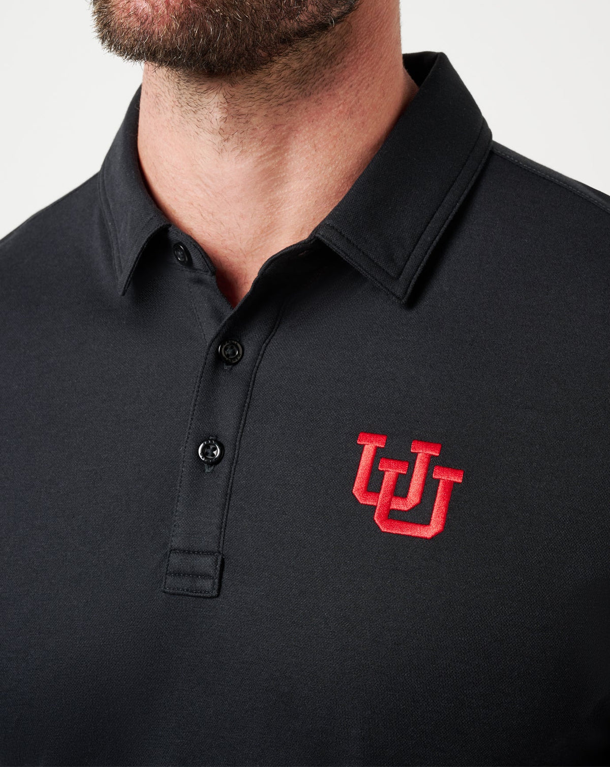 TravisMathew | Utah School Pride Polo - Black