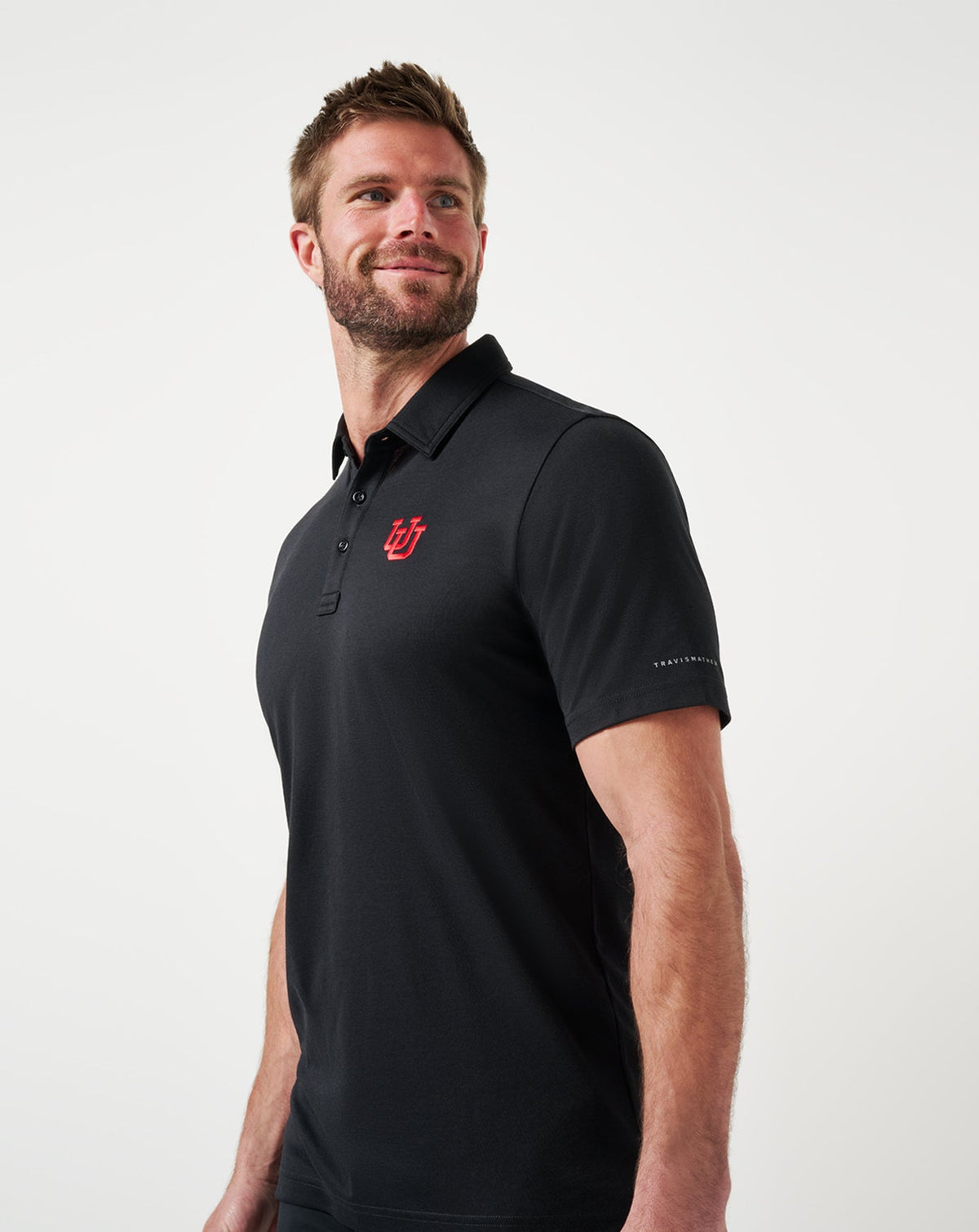 TravisMathew | Utah School Pride Polo - Black