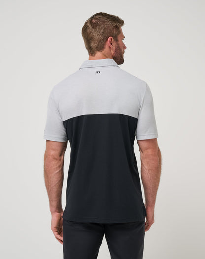 TravisMathew | Florida Drop Back Polo - Heather Grey/Black