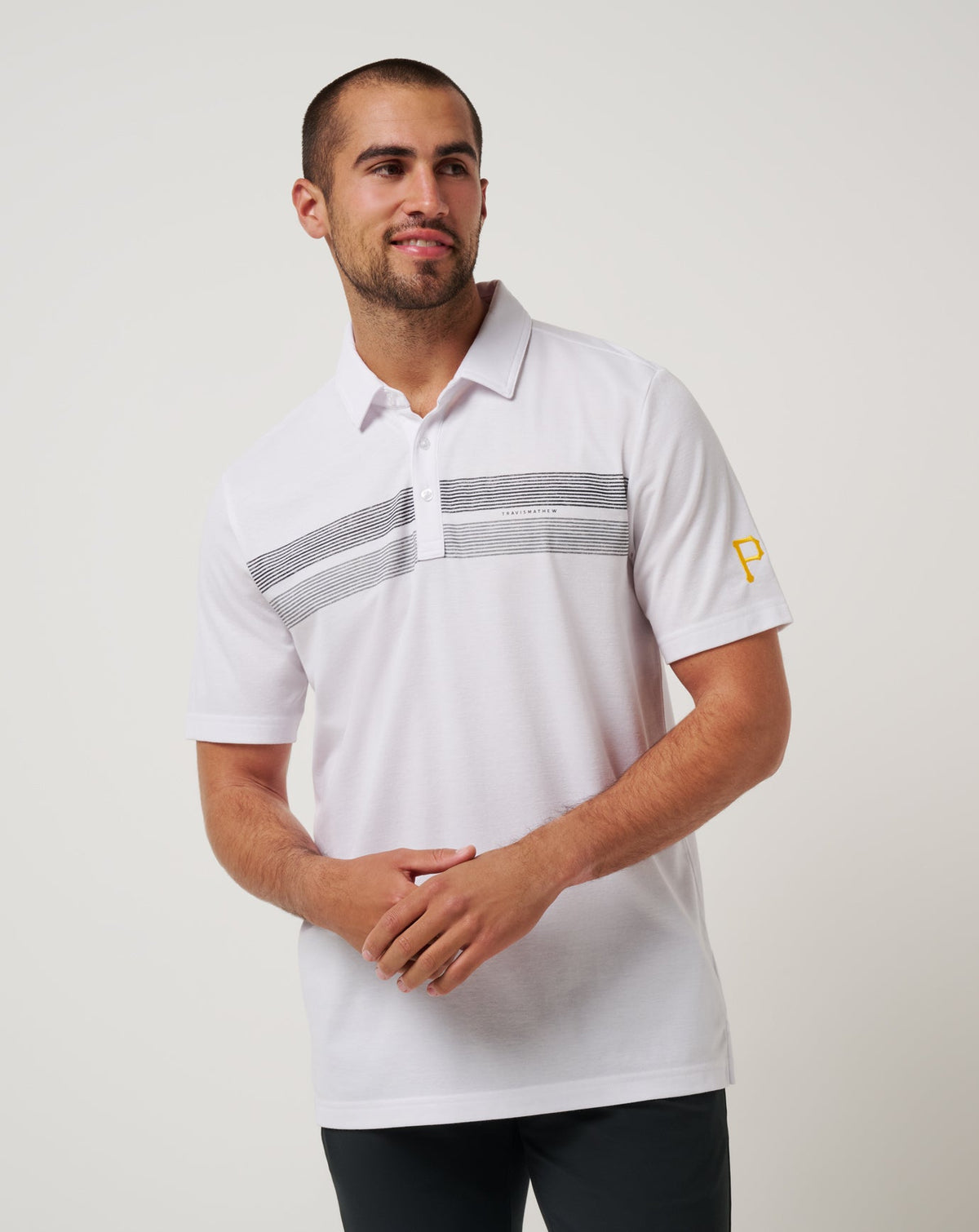TravisMathew | Pittsburgh Pirates Top Recruit Polo - White