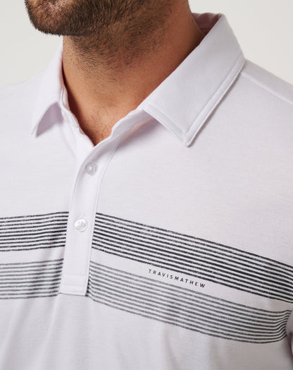 TravisMathew | Pittsburgh Pirates Top Recruit Polo - White