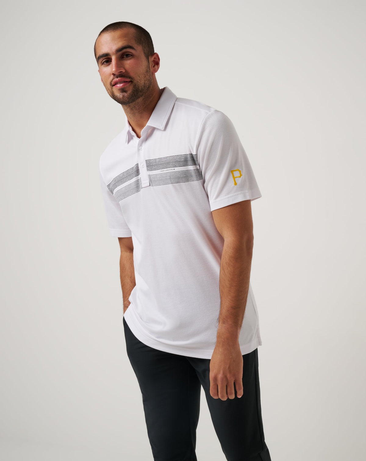 TravisMathew | Pittsburgh Pirates Top Recruit Polo - White