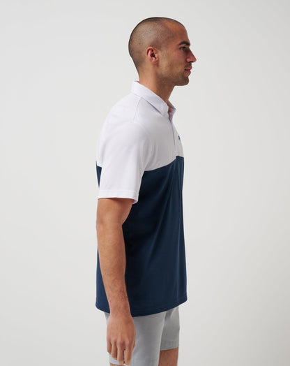 TravisMathew | Toronto Blue Jays Home Run Leader Polo - White/Navy