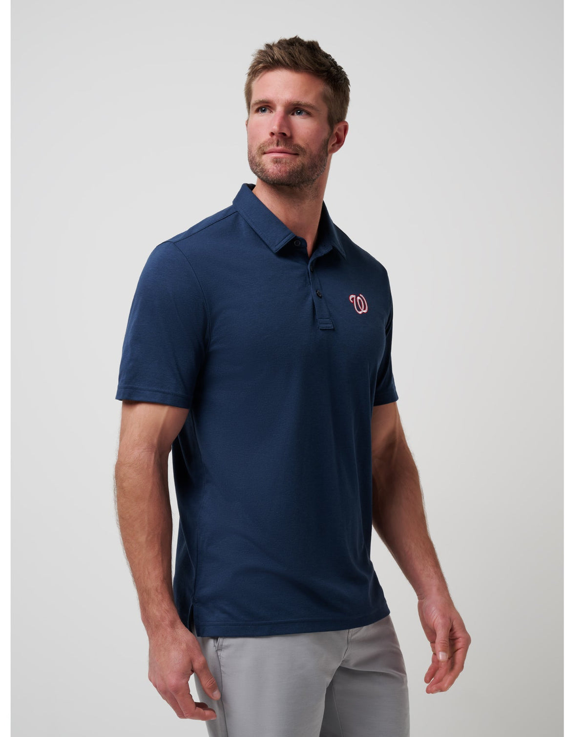 TravisMathew | Washington Nationals Playoff Pitch Polo - Navy