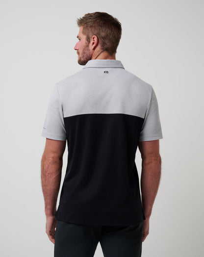TravisMathew | Pittsburgh Pirates Home Run Leader Polo - Heather Grey/Black