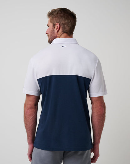 TravisMathew | St Louis Cardinals Home Run Leader Polo - White/Navy