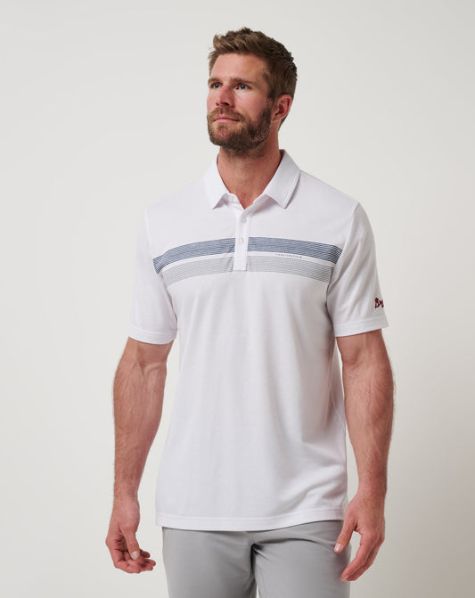 TravisMathew | Atlanta Braves Top Recruit Polo - White