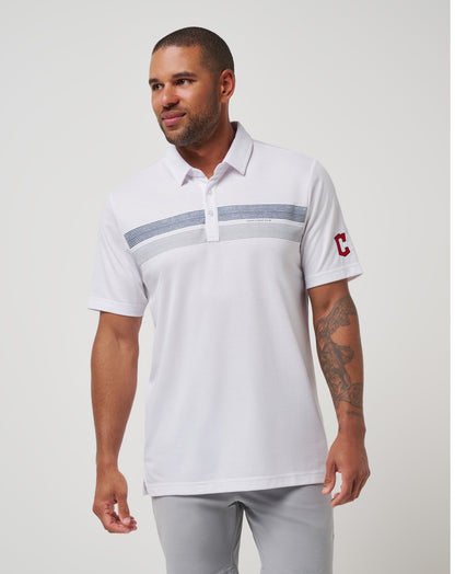 TravisMathew | Cleveland Guardians Top Recruit Polo - White