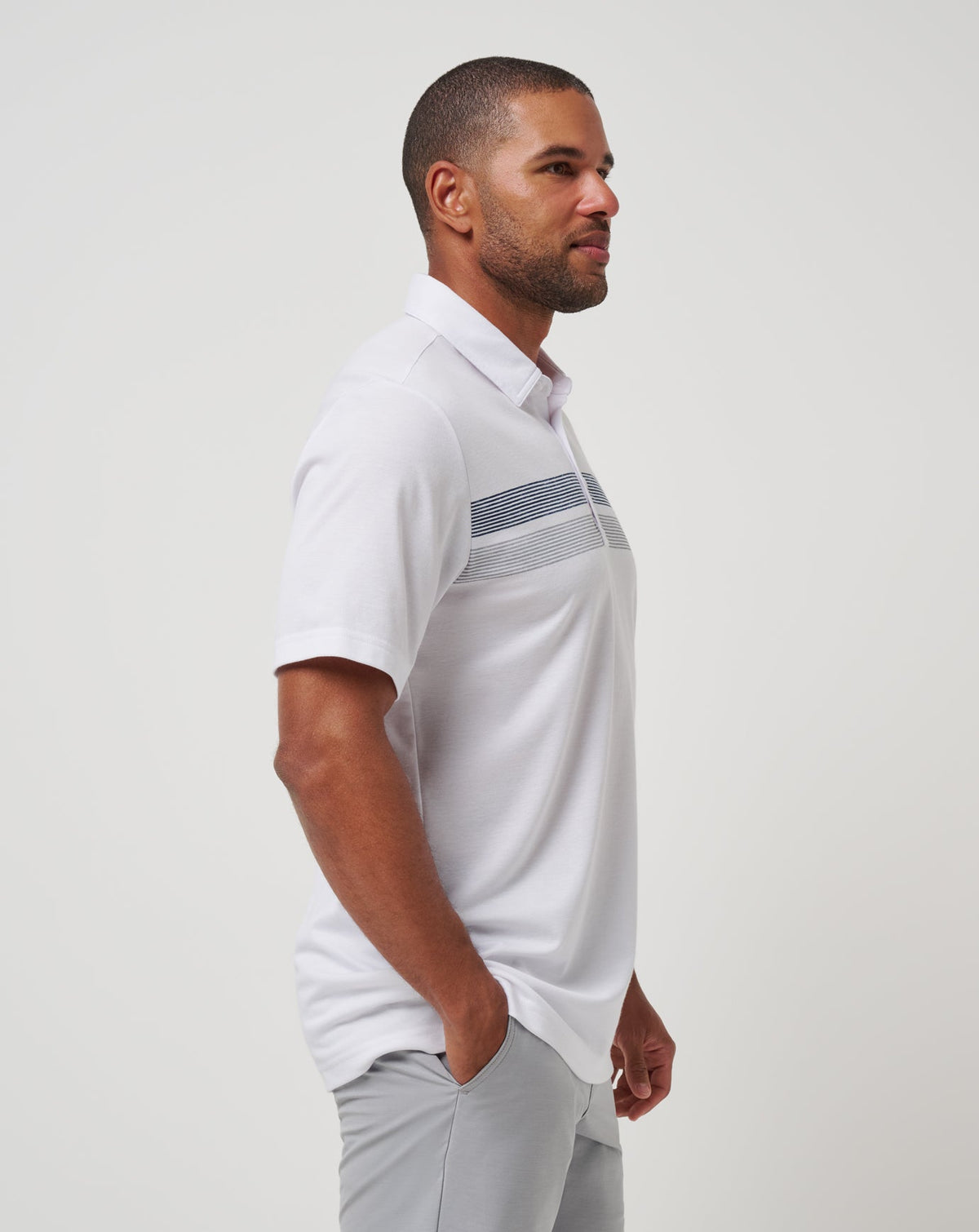 TravisMathew | Cleveland Guardians Top Recruit Polo - White