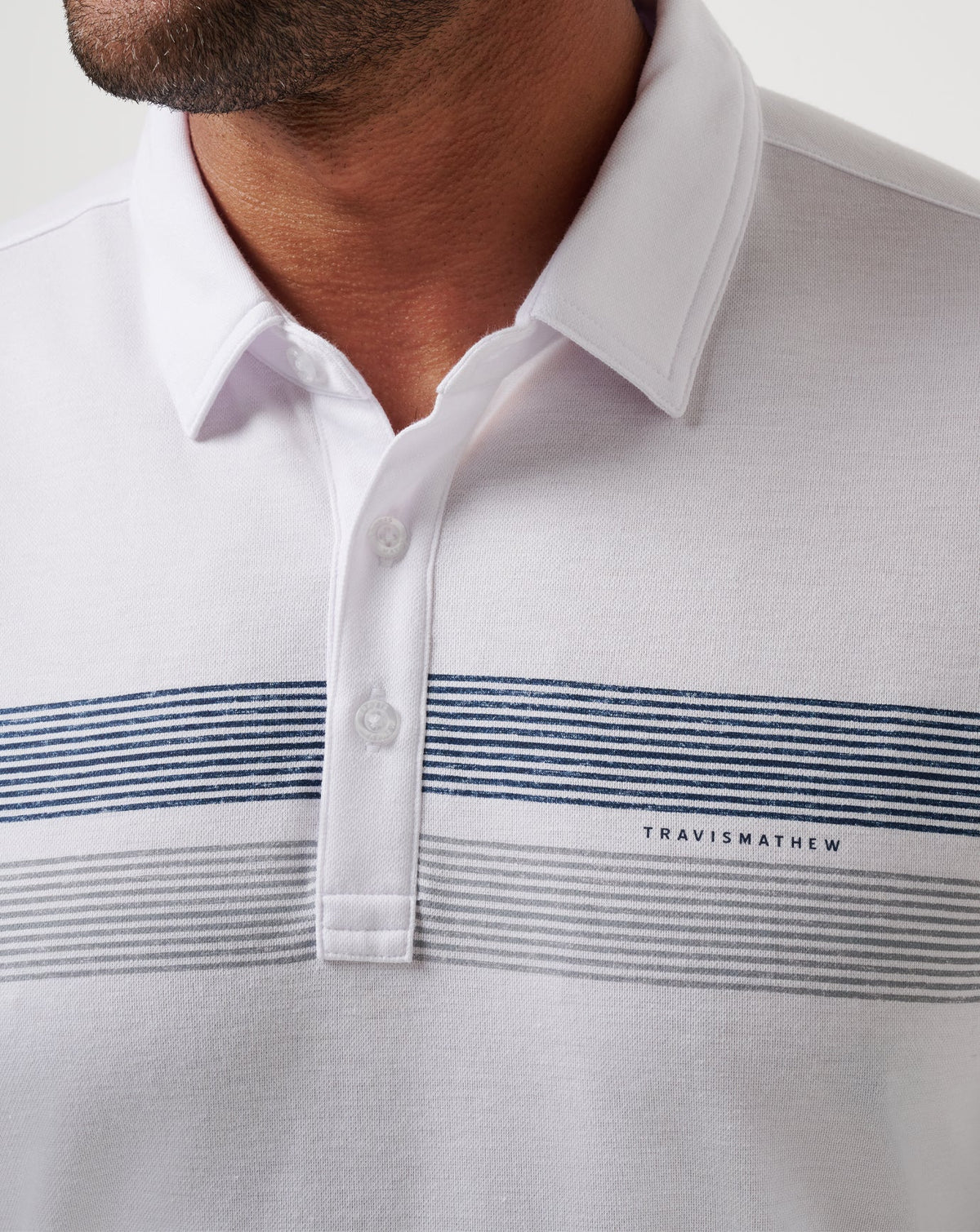 TravisMathew | Cleveland Guardians Top Recruit Polo - White