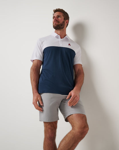 TravisMathew | Los Angeles Angels Home Run Leader Polo - White/Navy