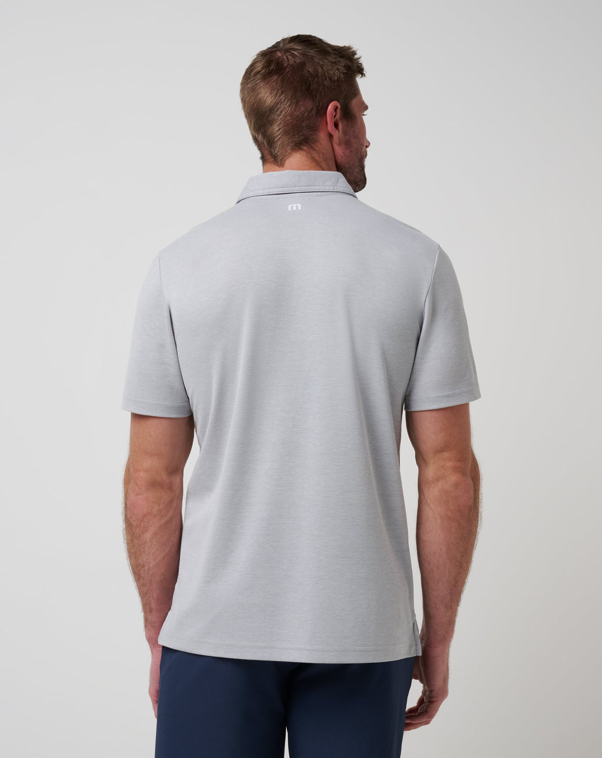 TravisMathew | Chicago Cubs Playoff Pitch Polo - Heather Grey