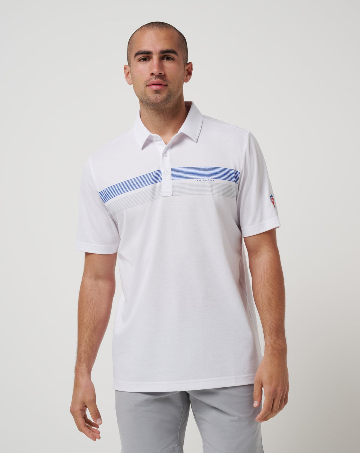 TravisMathew | Chicago Cubs Top Recruit Polo - White