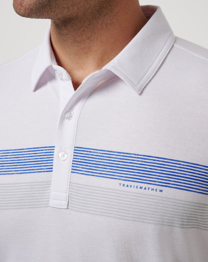 TravisMathew | Chicago Cubs Top Recruit Polo - White