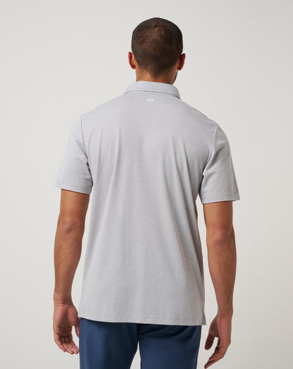 TravisMathew | Texas Rangers Playoff Pitch Polo - Heather Grey