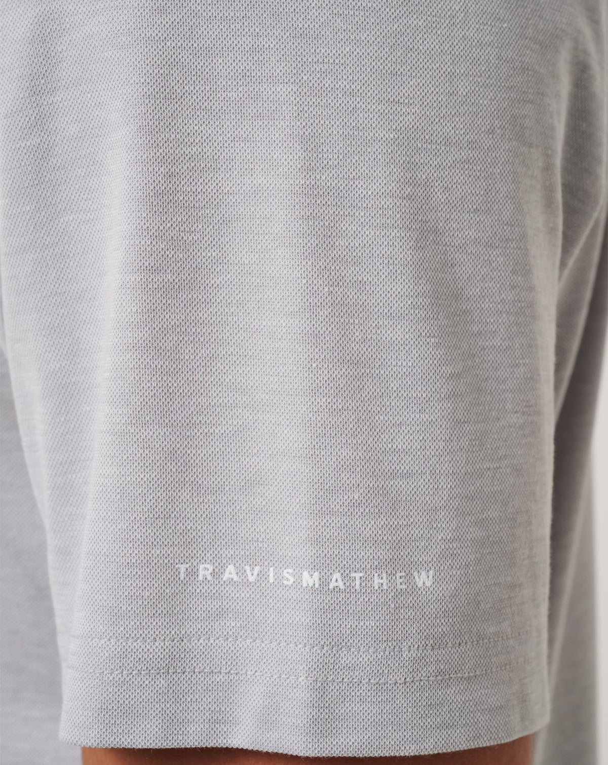 TravisMathew | Texas Rangers Playoff Pitch Polo - Heather Grey