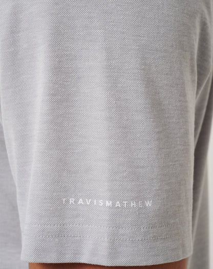 TravisMathew | Texas Rangers Playoff Pitch Polo - Heather Grey