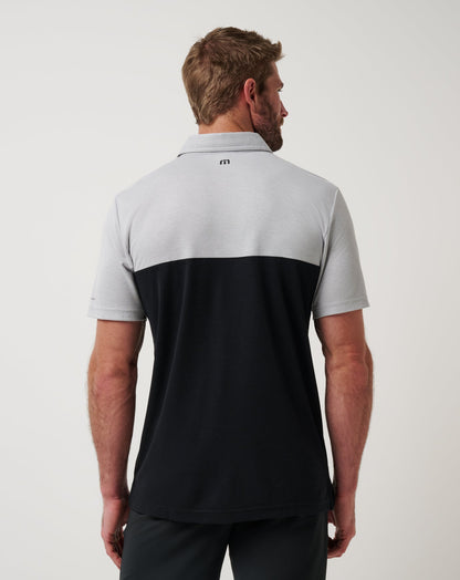 TravisMathew | New York Mets Home Run Leader Polo - Heather Grey/Black