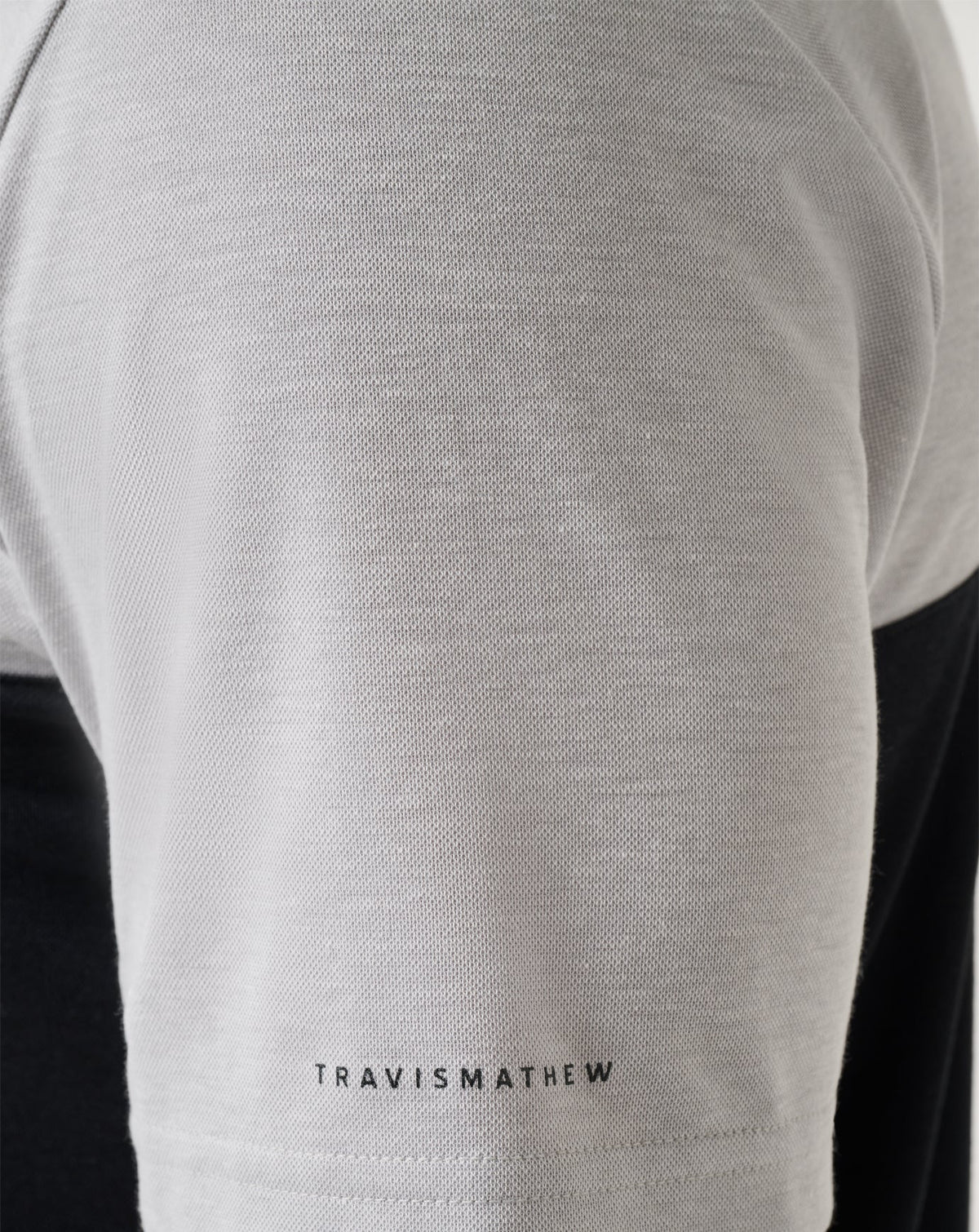 TravisMathew | New York Mets Home Run Leader Polo - Heather Grey/Black