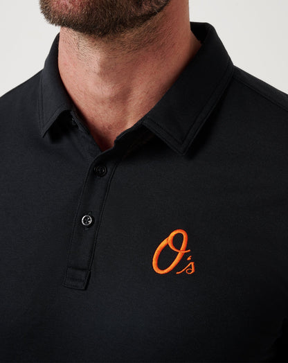 TravisMathew | Baltimore Orioles Playoff Pitch Polo - Black