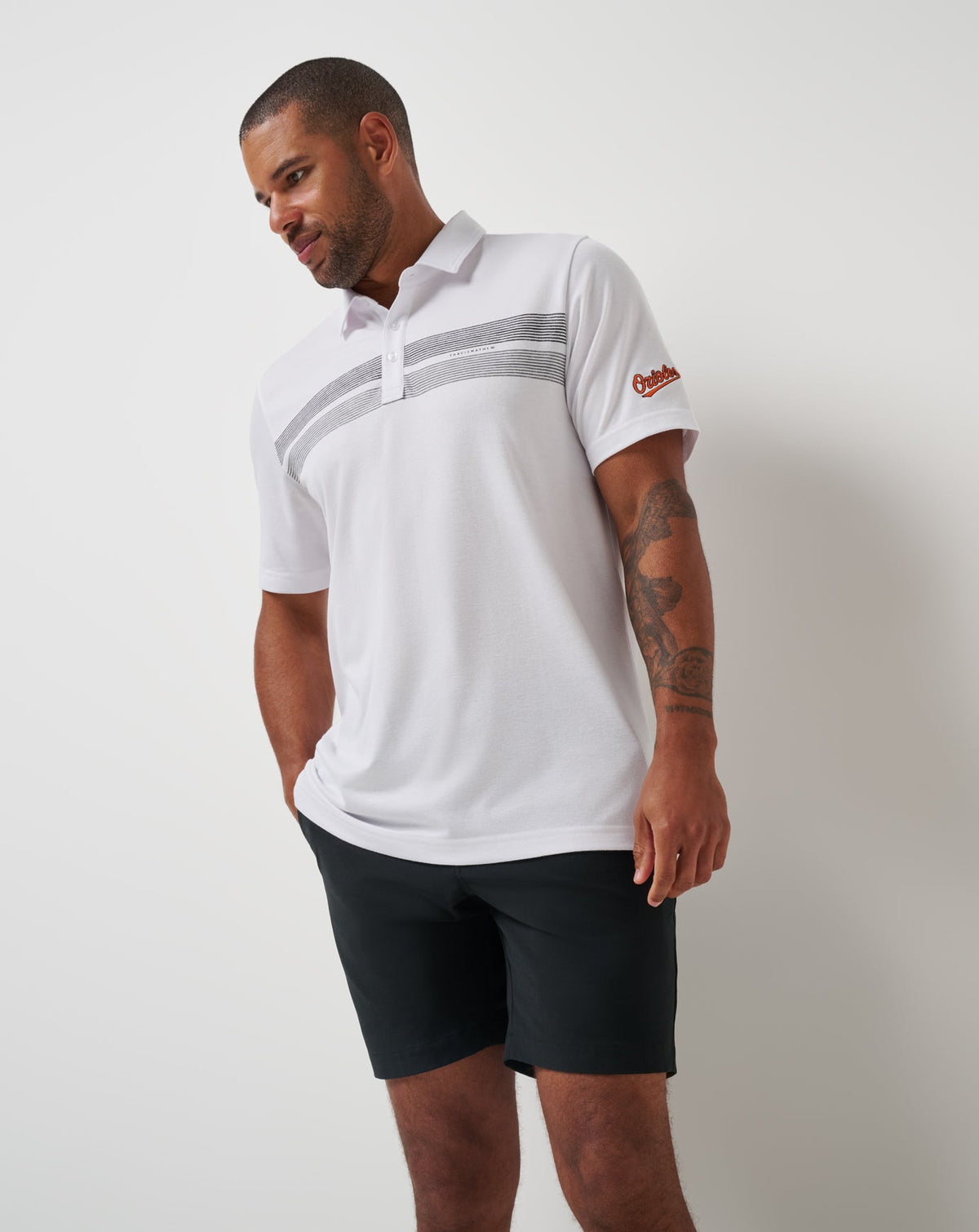 TravisMathew | Baltimore Orioles Top Recruit Polo - White