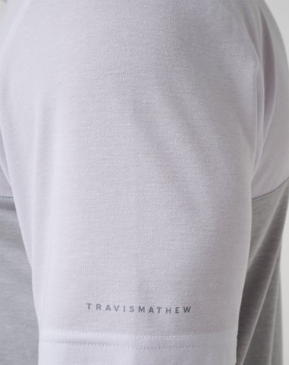 TravisMathew | Philadelphia Phillies Home Run Leader Polo - White/Heather Grey