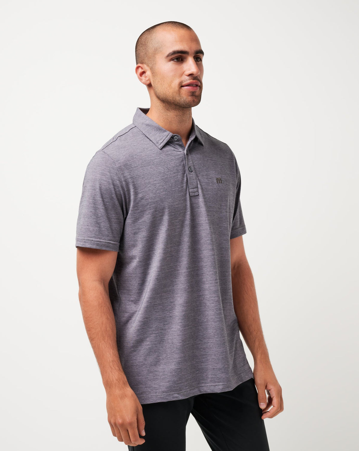 TravisMathew | USC The Heater Polo - Heather Microchip