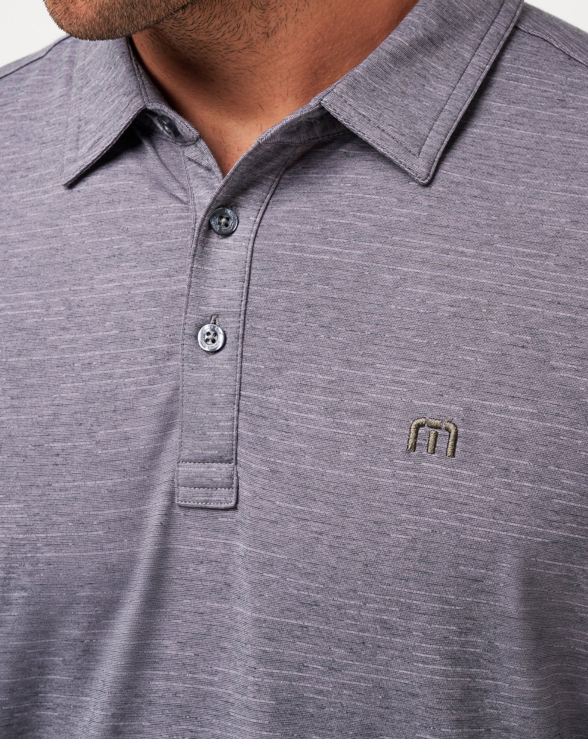 TravisMathew | USC The Heater Polo - Heather Microchip