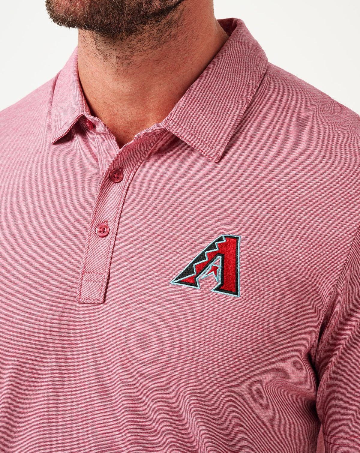 TravisMathew | Arizona Diamondbacks The Zinna Polo - Heather Cardinal