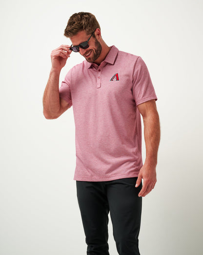 TravisMathew | Arizona Diamondbacks The Zinna Polo - Heather Cardinal